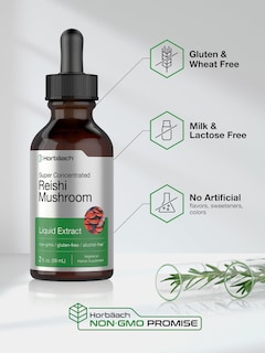 Foto 4 | Suplemento De Tintura De Extracto De Hongos Reishi Horbäach, 60 Ml - Venta Internacional.