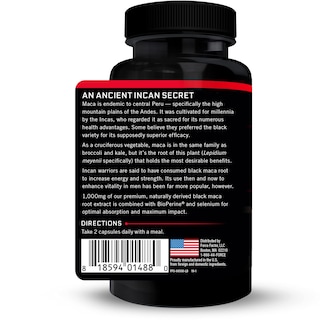 Foto 3 | Suplemento Force Factor De Raíz De Maca Negra 1000 Mg 180 Cápsulas - Venta Internacional.