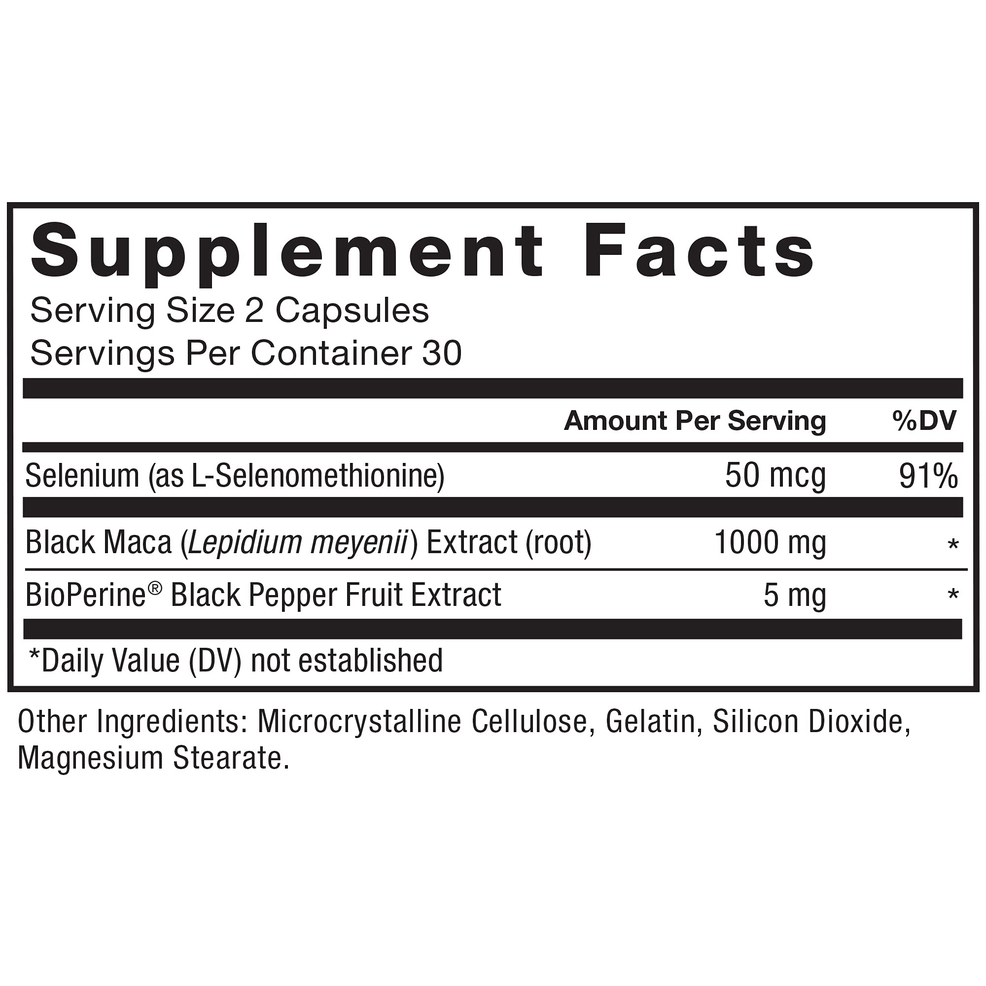 Foto 7 pulgar | Suplemento Force Factor De Raíz De Maca Negra 1000 Mg 180 Cápsulas - Venta Internacional.