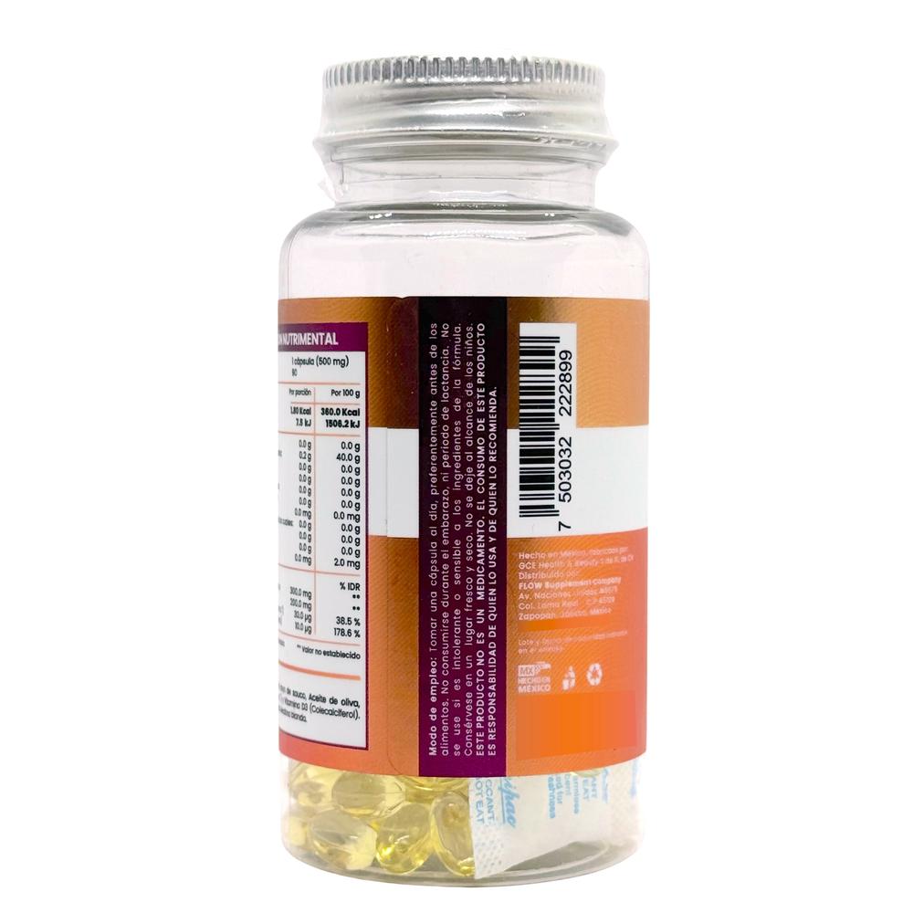 Foto 4 | Vitamina D3 + K2 90 Capsulas Flow.