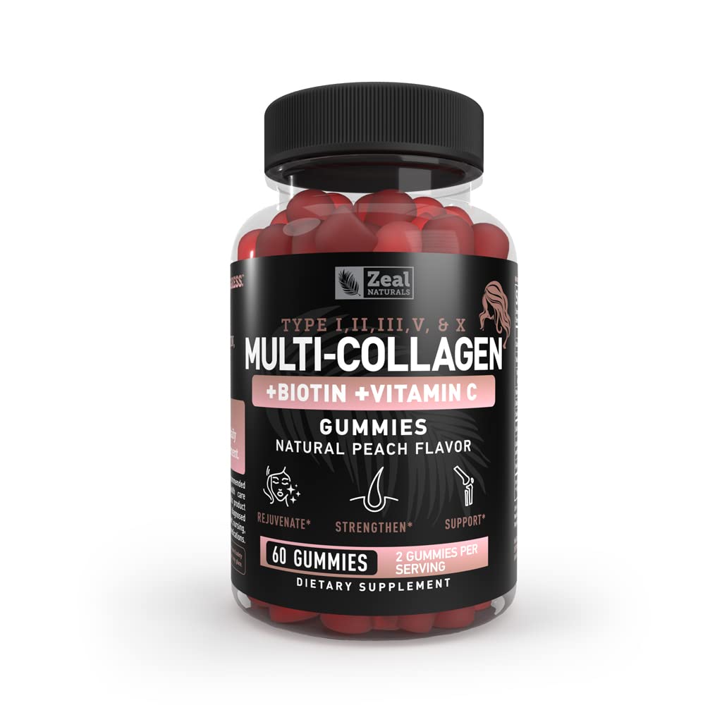 Foto 2 pulgar | Gomitas De Colágeno Zeal Naturals Con Vitamina C, Biotina Y Ha 60c - Venta Internacional.