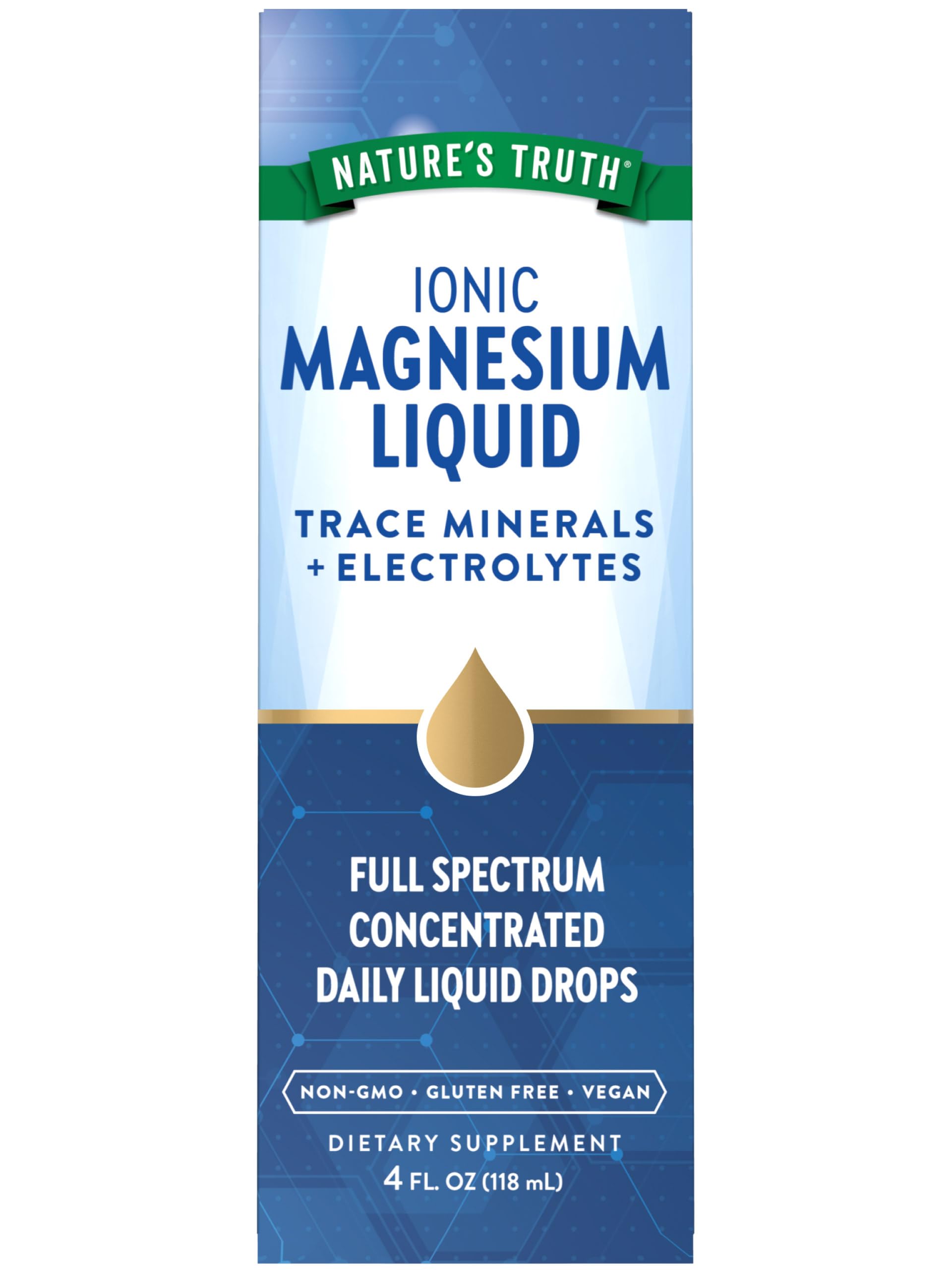 Foto 2 pulgar | Suplemento de Magnesio Iónico Nature's Truth 200 mg 120 ml - Venta Internacional