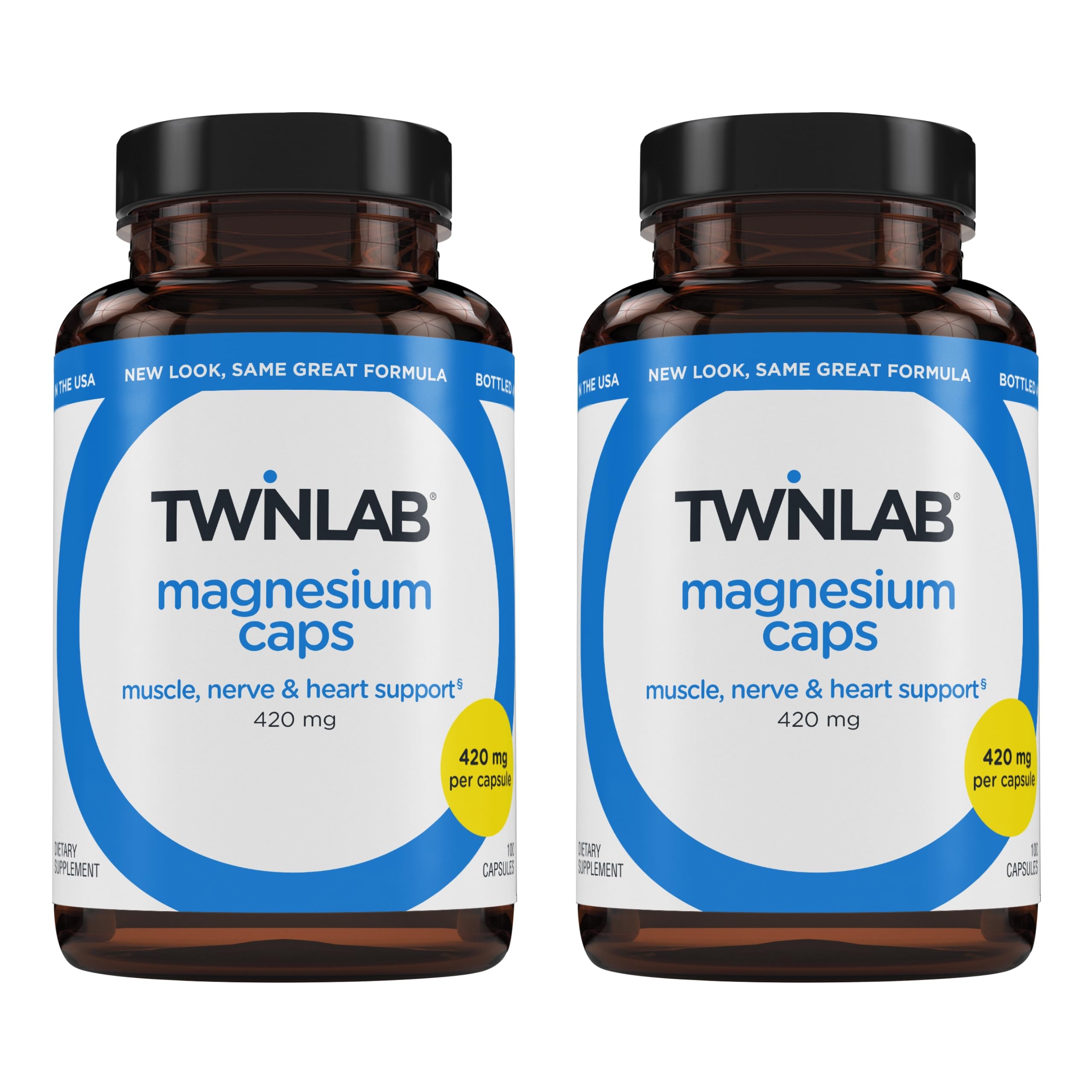 Foto 2 pulgar | Suplemento De Magnesio Twinlab Magnesium Caps 420 Mg 100 Unidades X2 - Venta Internacional.