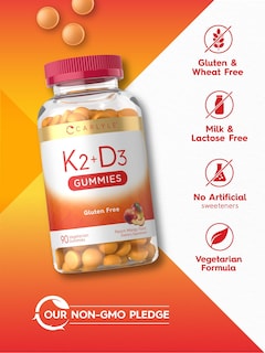 Foto 5 | Suplemento Vitamínico Carlyle Vitamina D3 + K2 Gomitas 90 Unidades - Venta Internacional.