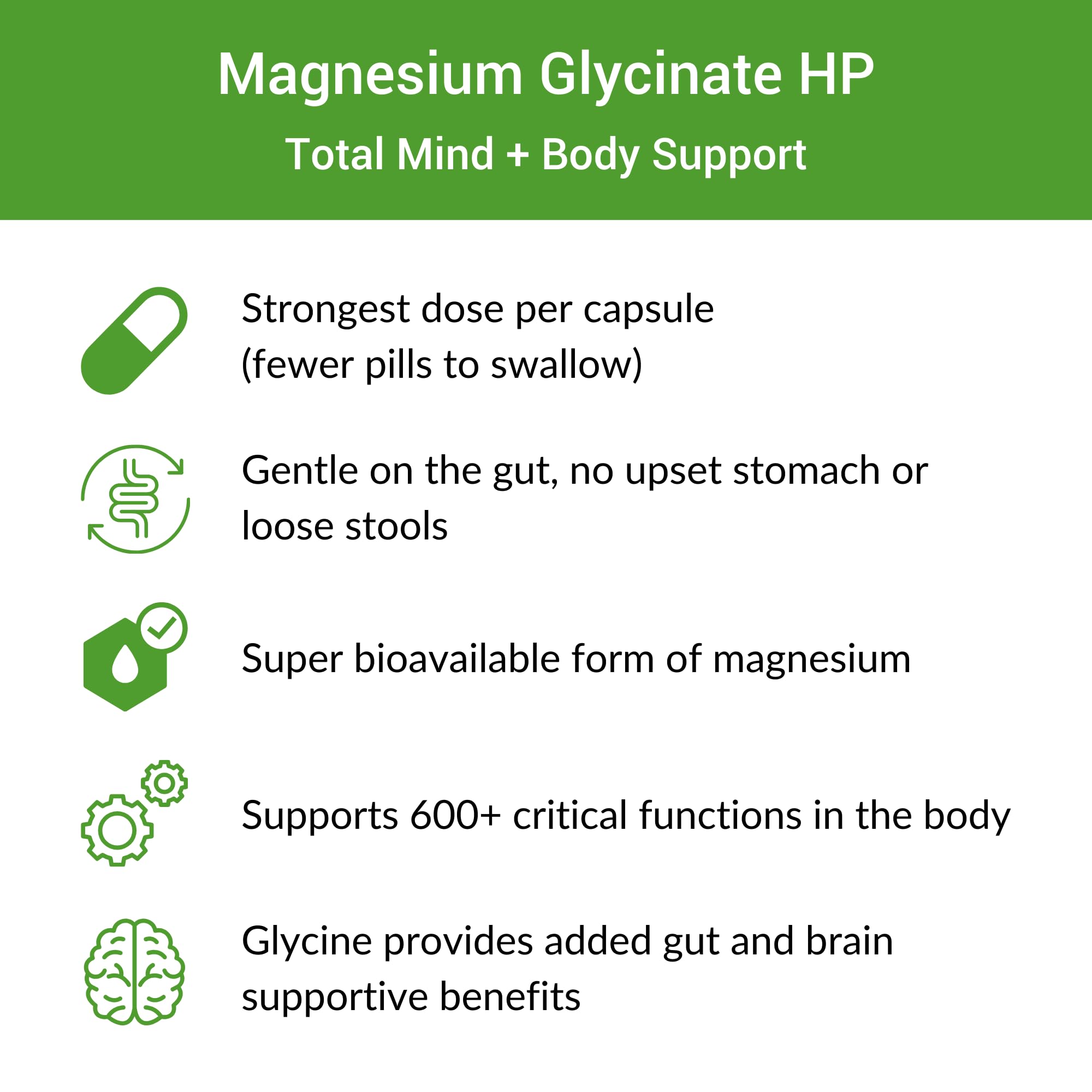 Foto 5 pulgar | Suplemento Healthy Gut Magnesium-hp 180 Mg 90 Porciones - Venta Internacional.