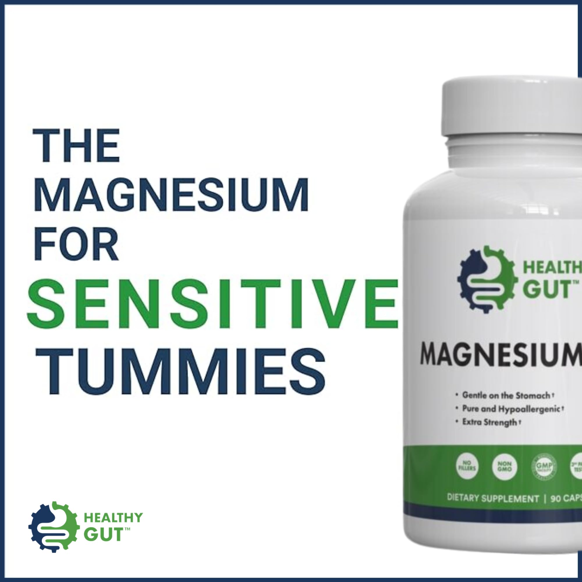 Foto 6 pulgar | Suplemento Healthy Gut Magnesium-hp 180 Mg 90 Porciones - Venta Internacional.