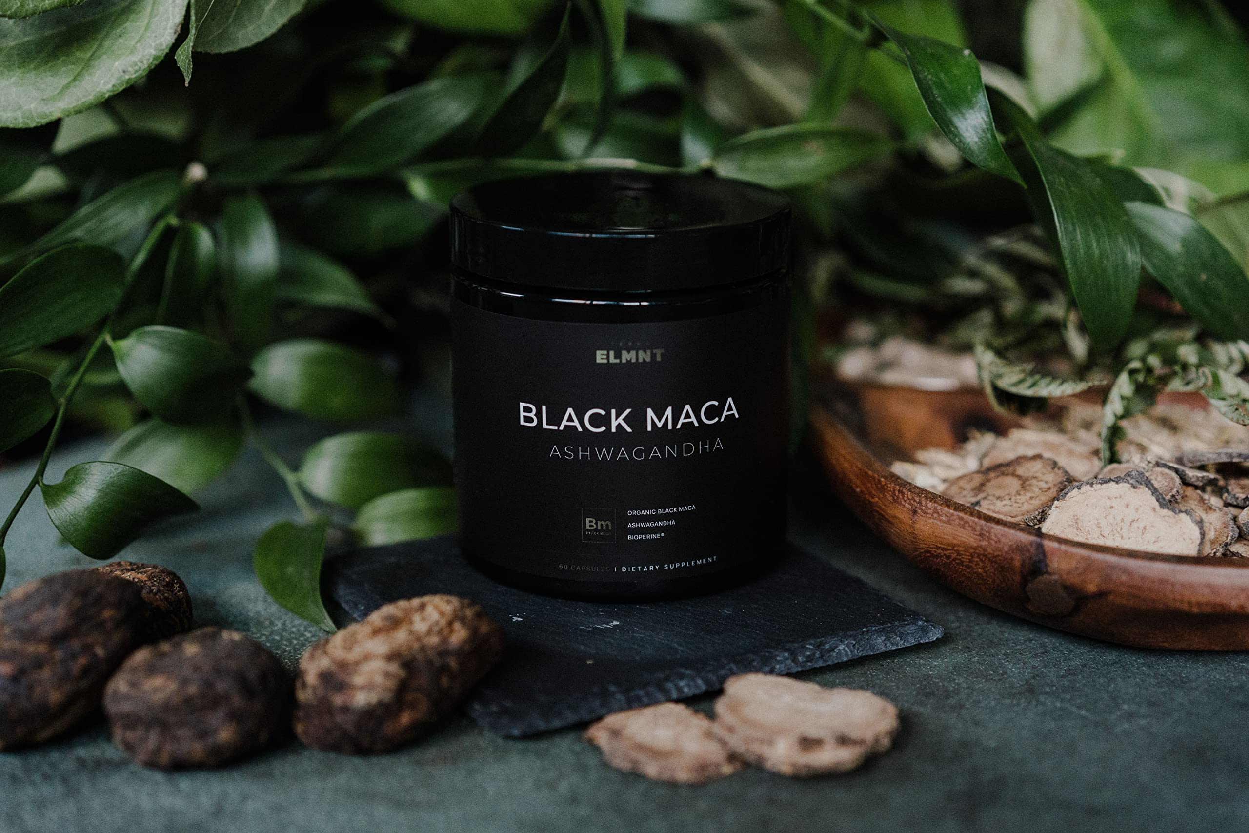 Foto 8 pulgar | Suplemento De Raíz De Maca Negra Orgánica Terra Elmnt 60 Cápsulas- Venta Internacional