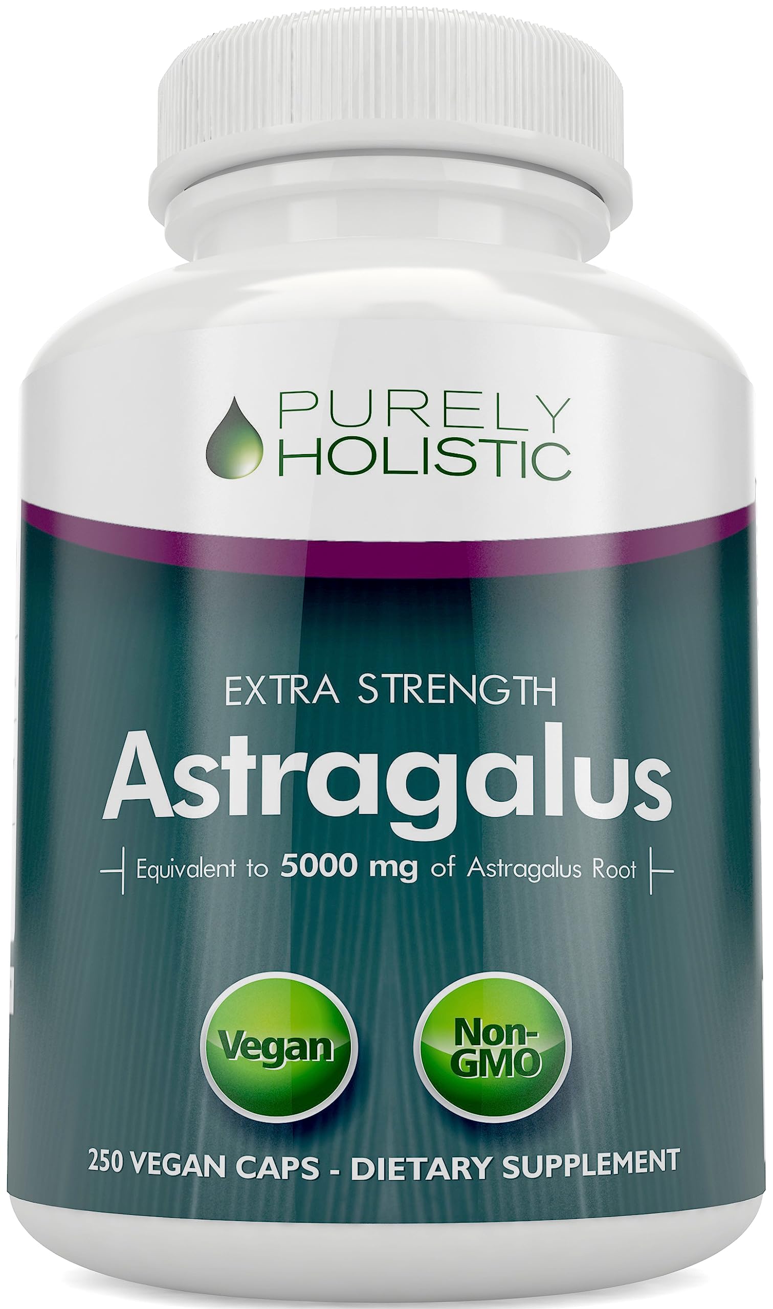 Foto 2 pulgar | Suplemento De Astrágalo Purely Holistic 5000 Mg 250 Cápsulas - Venta Internacional.