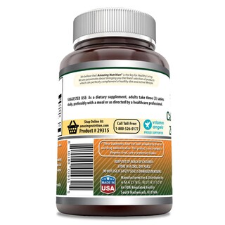Foto 3 | Amazing Formulas Calcio Magnesio Zinc + Vitamina D3 Salud Osea Rendimiento Cognitivo Estado De Ánimo 300 Tabletas