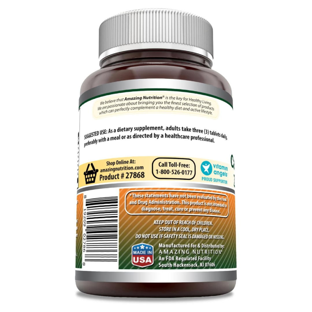 Foto 4 pulgar | Amazing Formulas Calcio Magnesio Zinc + Vitamina D3 Salud Osea Salud Ósea Función Muscular Metabolismo 150 Tabletas