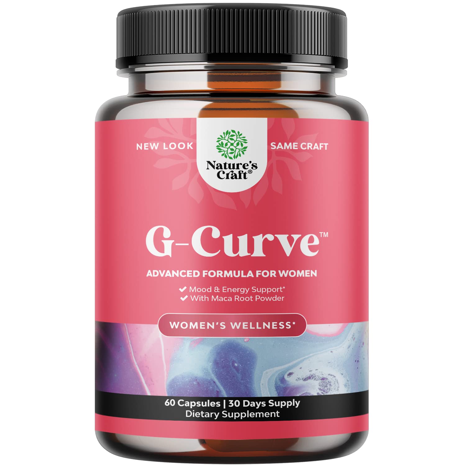 Foto 2 pulgar | Suplementos: Potenciador De Glúteos G-curve De Natures Craft Y Pastilla Para Mamas - Venta Internacional.