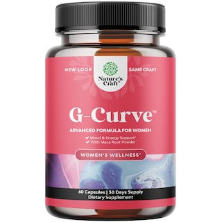 Foto 1 | Suplementos: Potenciador De Glúteos G-curve De Natures Craft Y Pastilla Para Mamas - Venta Internacional.