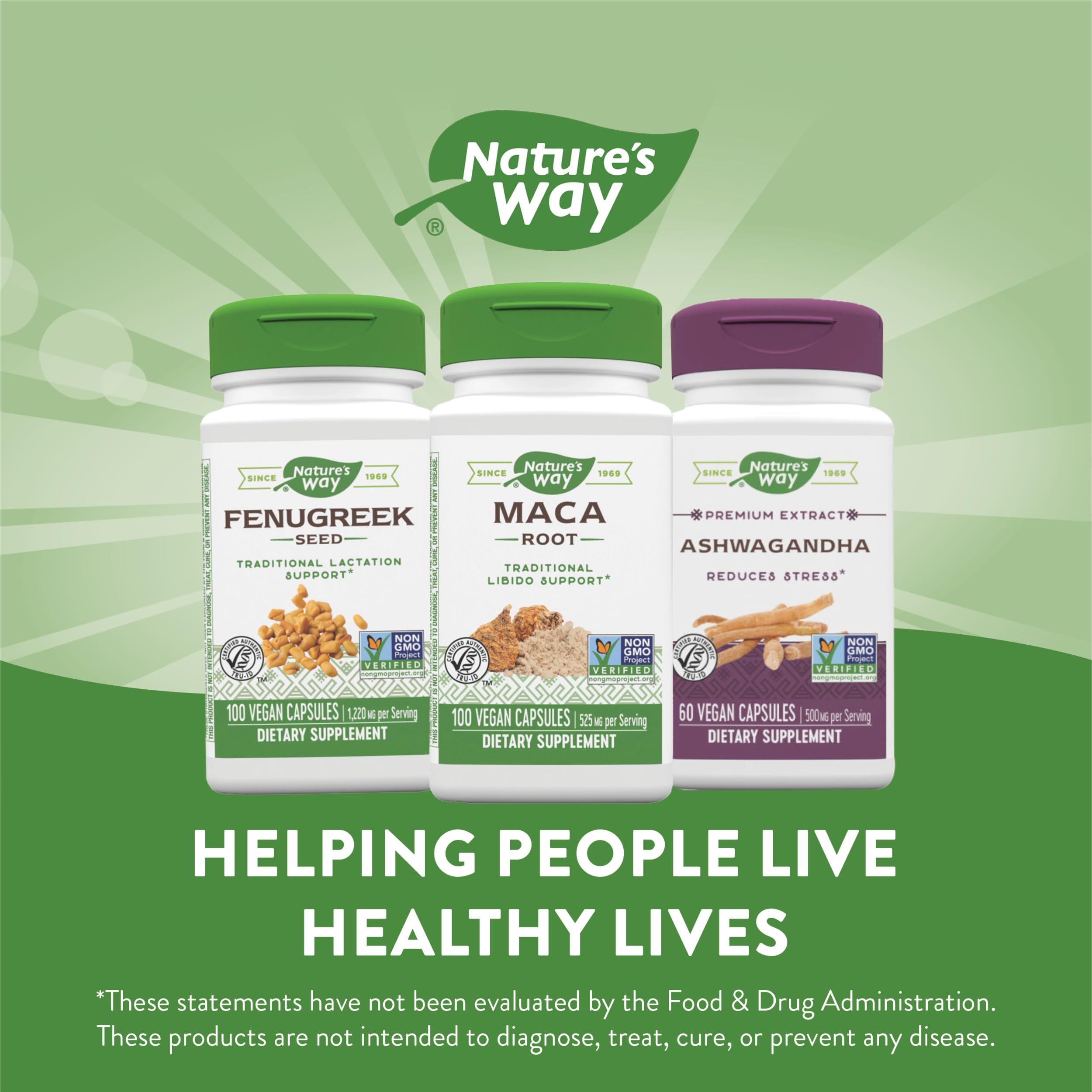 Foto 7 pulgar | Suplemento De Raíz De Maca De Nature's Way, 525 Mg, 100 Cápsulas - Venta Internacional.