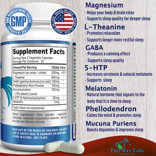 Foto 2 | Sleep Aid Natural Calm Sleep Aid 60 Cápsulas | Yummyvite - Venta Internacional.