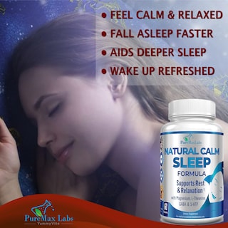 Foto 4 | Sleep Aid Natural Calm Sleep Aid 60 Cápsulas | Yummyvite - Venta Internacional.