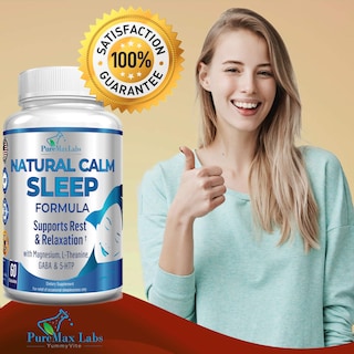 Foto 5 | Sleep Aid Natural Calm Sleep Aid 60 Cápsulas | Yummyvite - Venta Internacional.