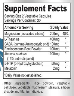 Foto 7 | Sleep Aid Natural Calm Sleep Aid 60 Cápsulas | Yummyvite - Venta Internacional.