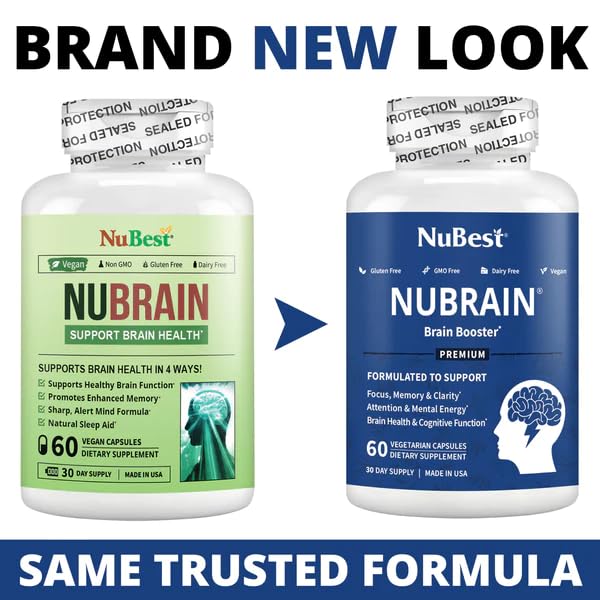 Foto 2 | Suplemento Cerebral Nubest Nubrain Improve Memory 60 Cápsulas - Venta Internacional.