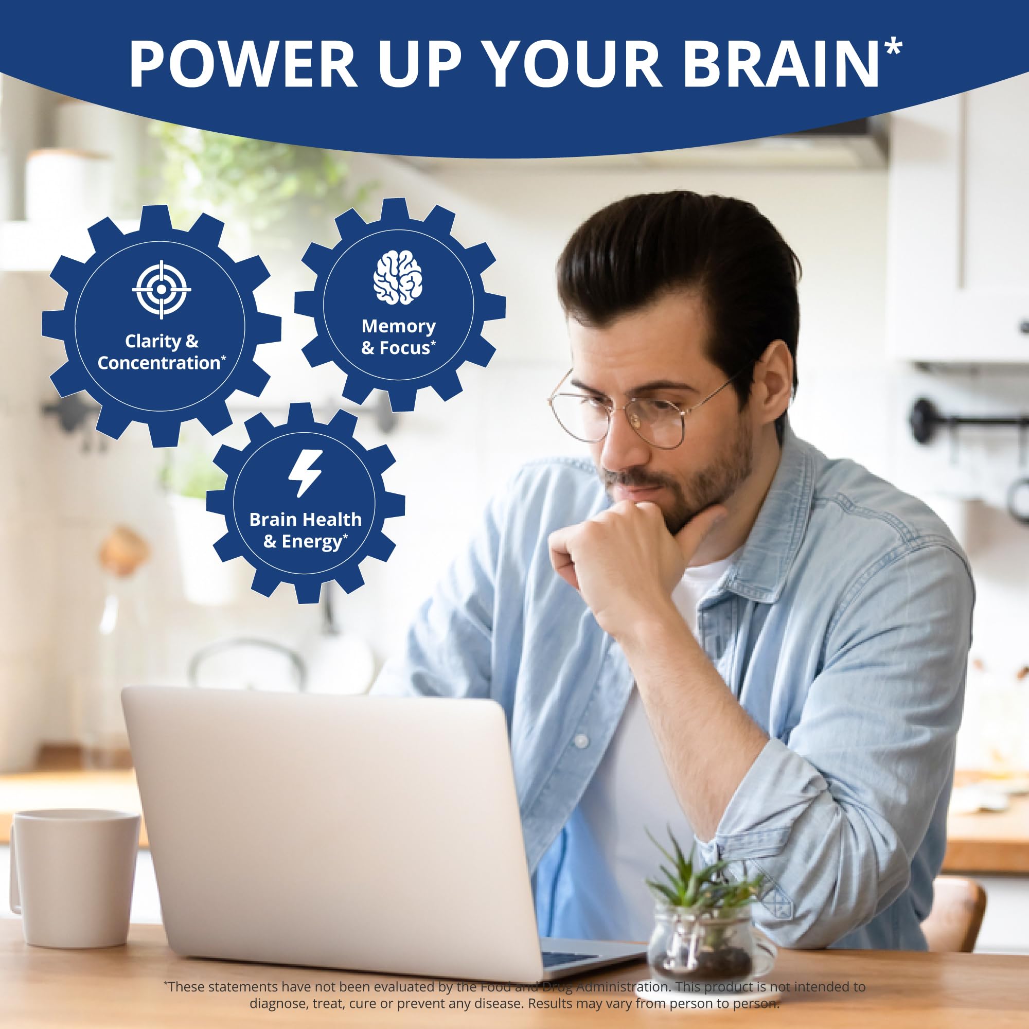 Foto 4 pulgar | Suplemento Cerebral Nubest Nubrain Improve Memory 60 Cápsulas - Venta Internacional.