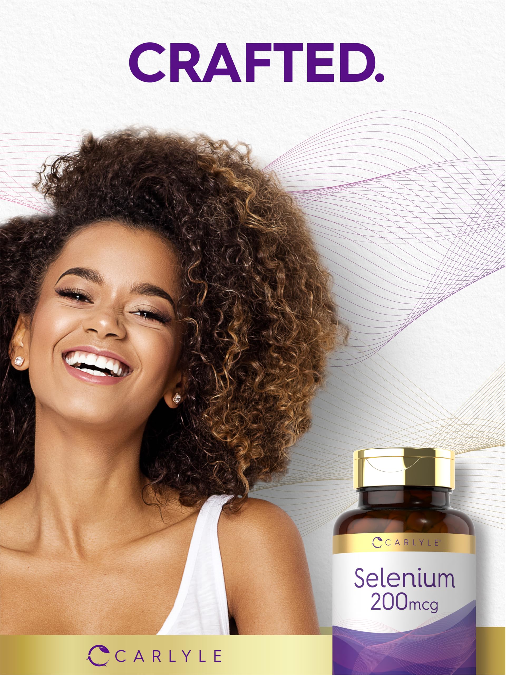 Foto 7 | Suplemento Carlyle Selenium 200 Mcg 200 Cápsulas Vegetariano - Venta Internacional.