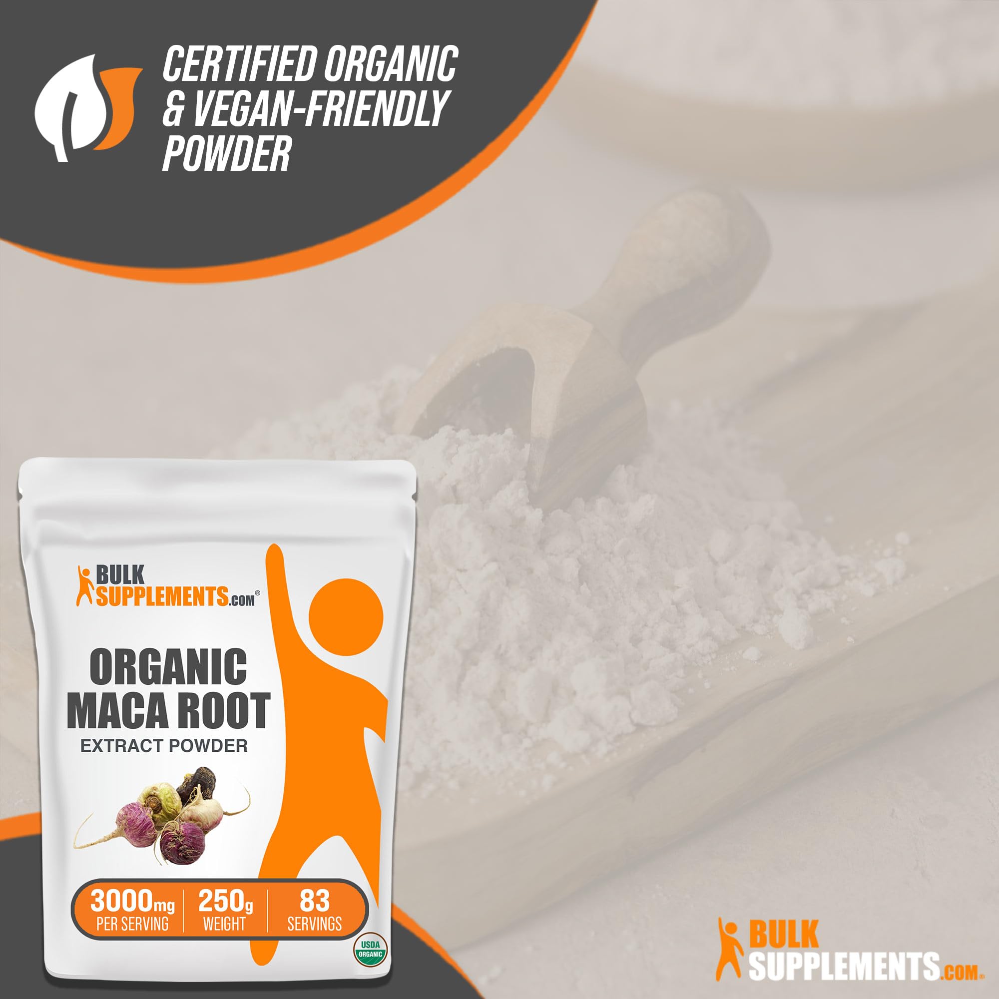 Foto 7 pulgar | Suplemento Bulksupplements.com Extracto De Raíz De Maca En Polvo 250 G - Venta Internacional.