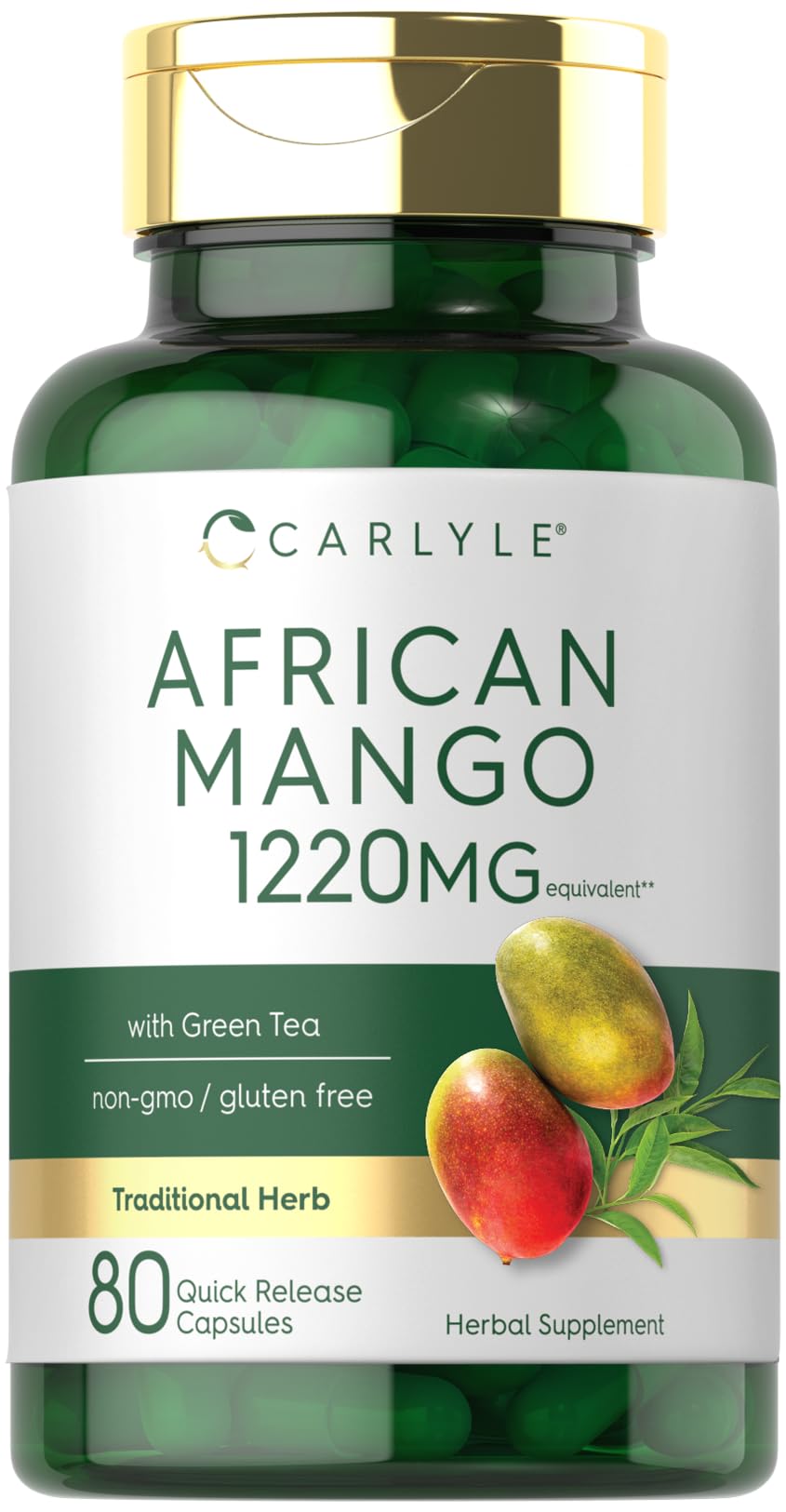 Foto 2 pulgar | Suplemento Carlyle African Mango 1220 Mg 80 Cápsulas - Venta Internacional.