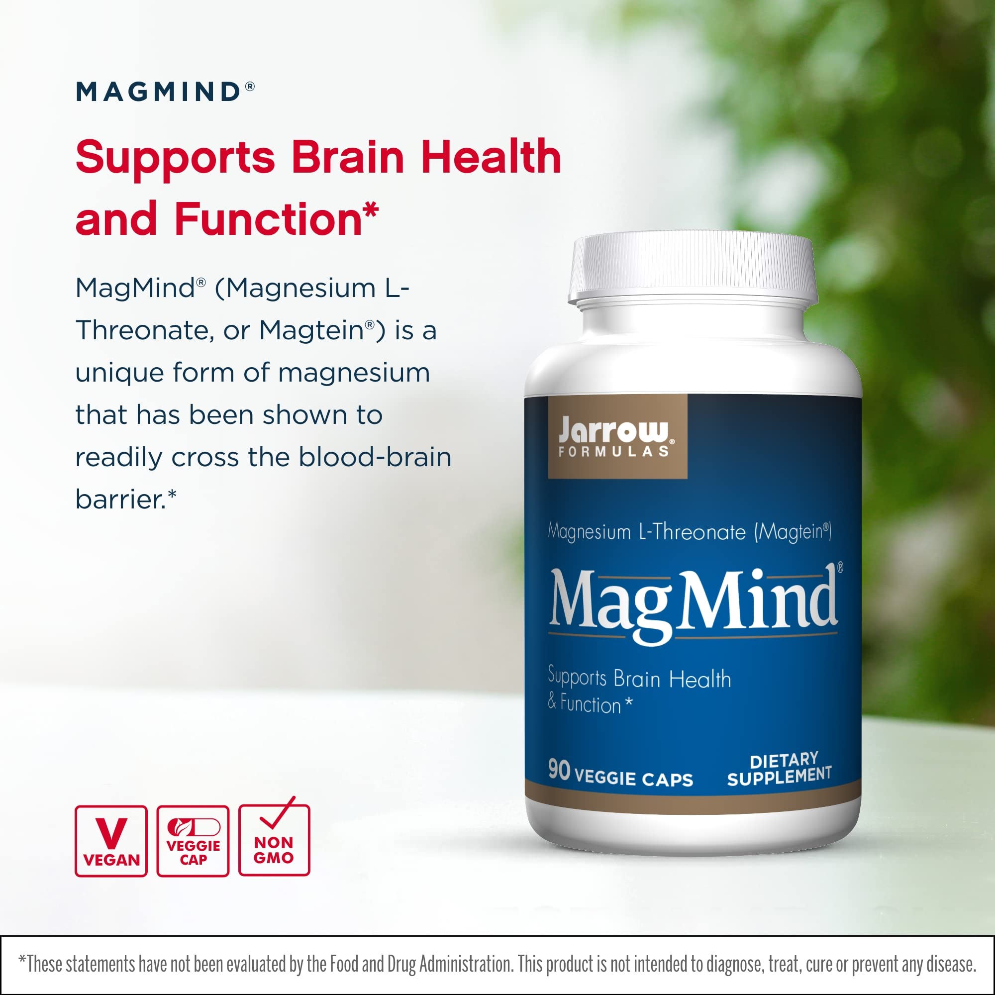 Foto 3 | Suplemento Magmind De Jarrow Formulas Con L-treonato De Magnesio - Venta Internacional.