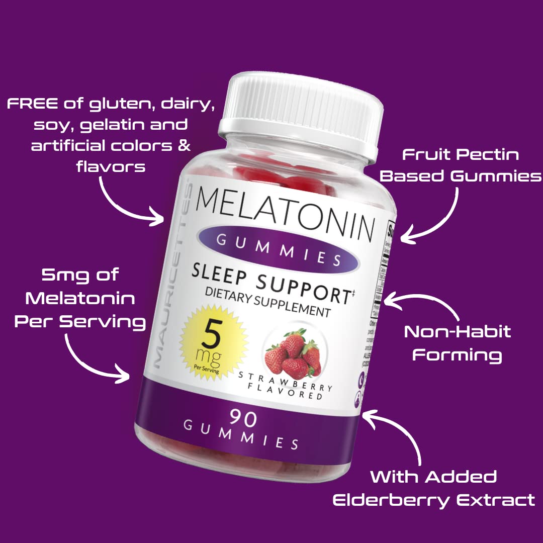 Foto 5 pulgar | Gomitas de Melatonina Mauricettes Premium de 5 mg para Adultos y Niños - Venta Internacional
