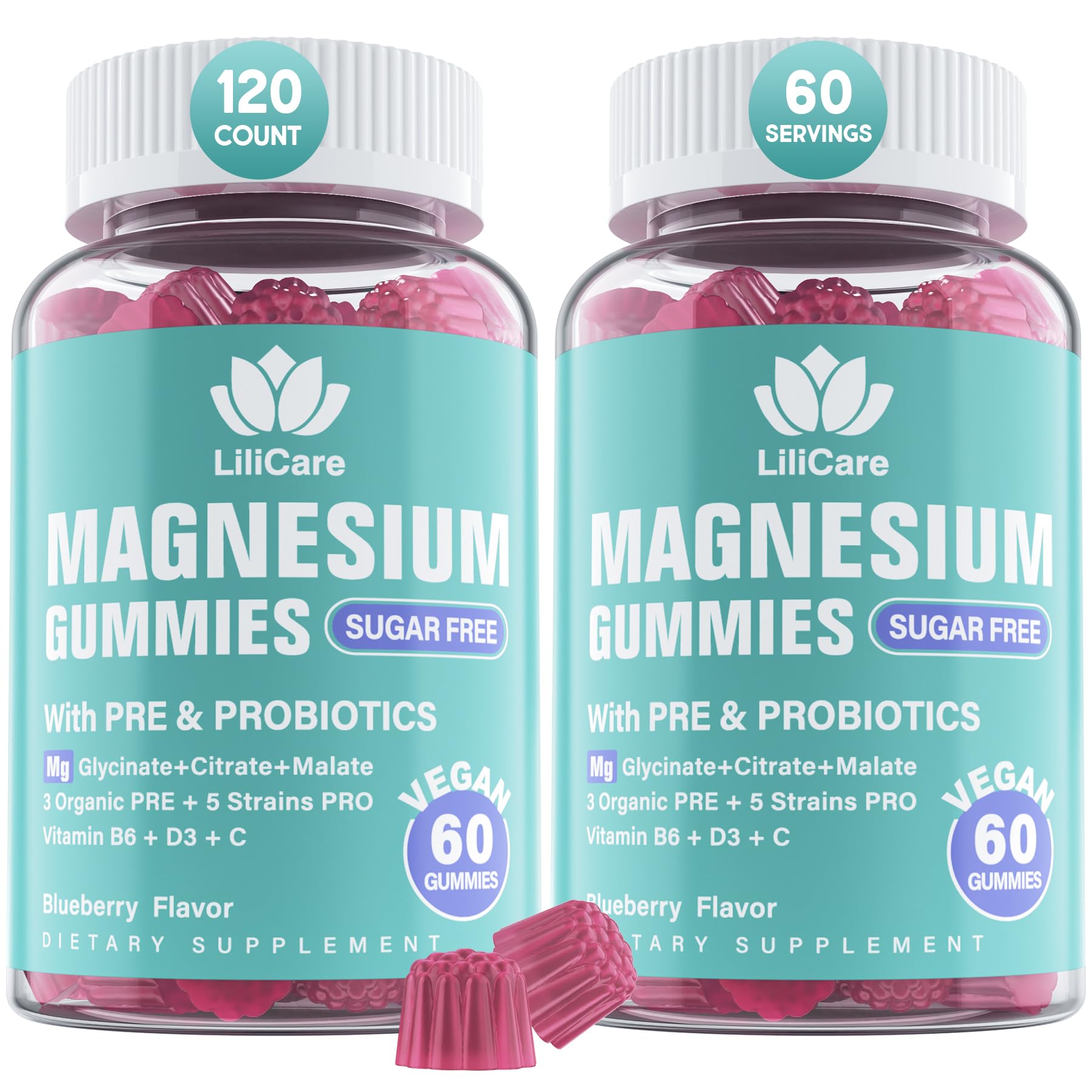 Foto 2 pulgar | Suplemento Lilicare Triple Magnesium Complex 400 Mg - Venta Internacional
