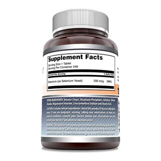 Foto 2 | Amazing Formulas Selenium Antioxidante Salud Tiroides, Antioxidante, Salud Cardiovascular 240 Tabletas