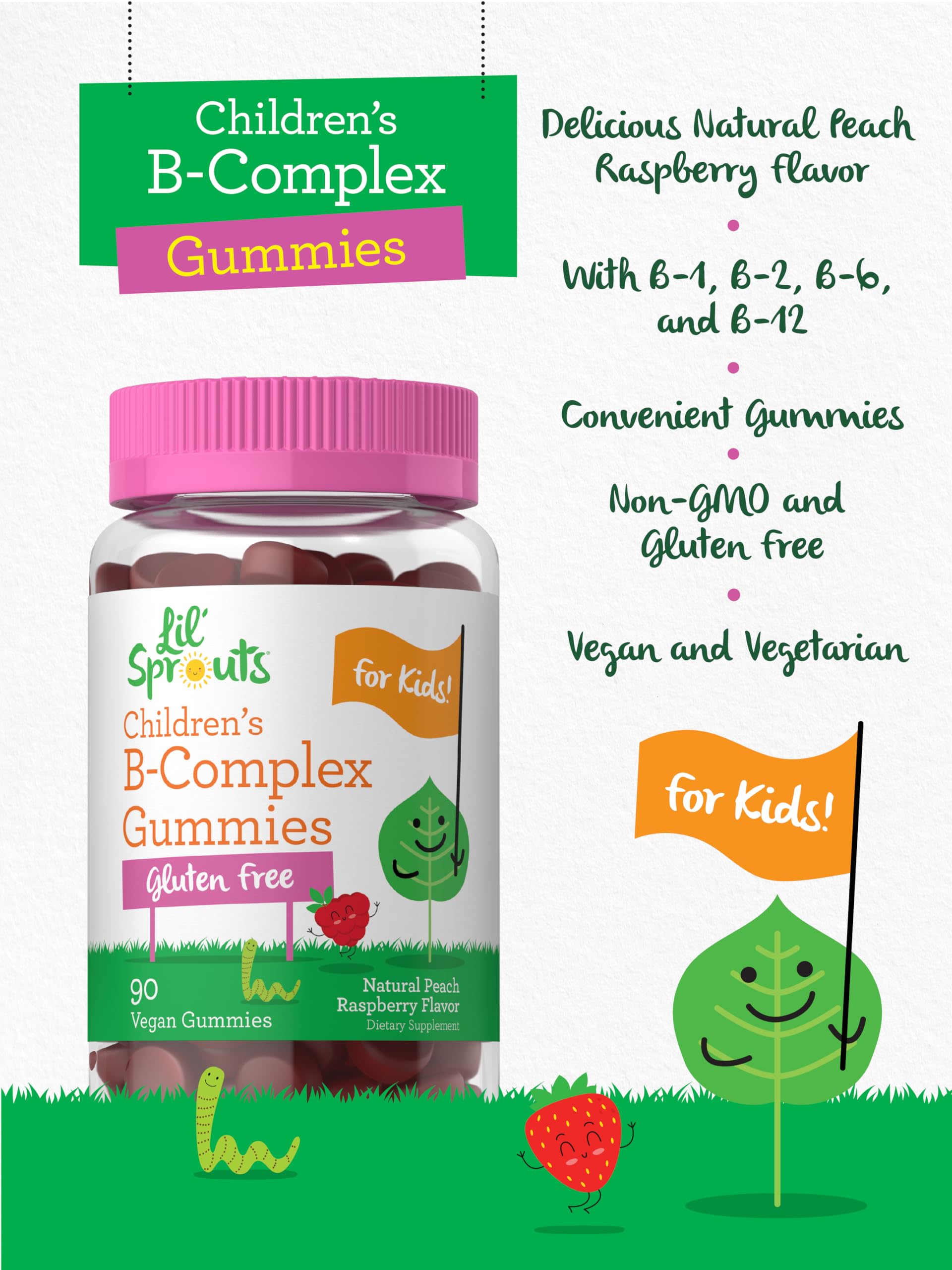 Foto 5 pulgar | Gomitas Complement Carlyle Lil' Sprouts B Complex, 90 Unidades - Venta Internacional.