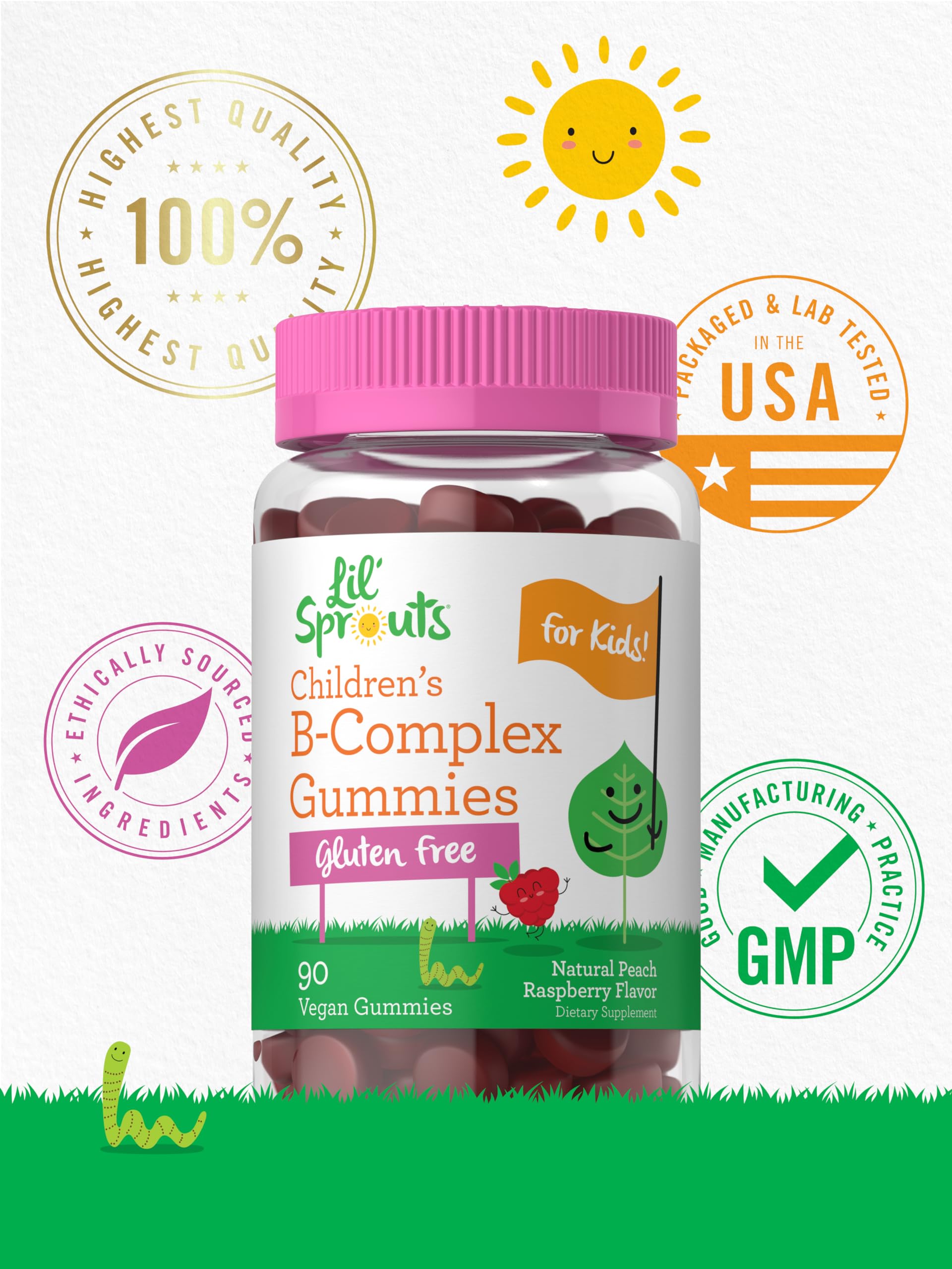 Foto 6 pulgar | Gomitas Complement Carlyle Lil' Sprouts B Complex, 90 Unidades - Venta Internacional.