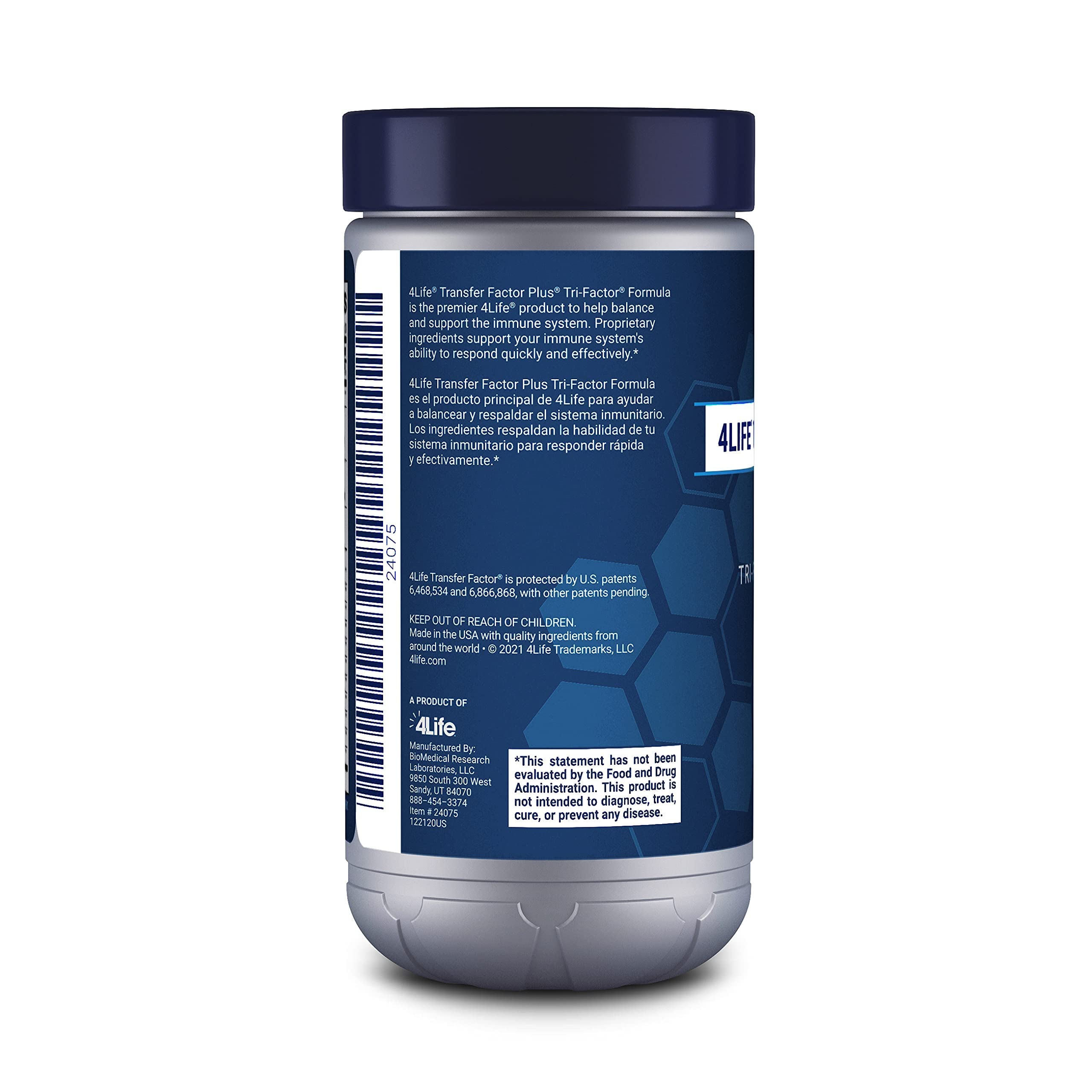 Foto 3 | Suplemento 4life Transfer Factor Plus Tri-factor 60 Cápsulas - Venta Internacional