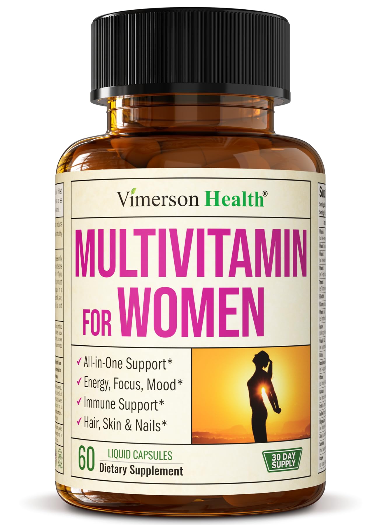 Foto 1 | Cápsulas Líquidas Multivitamínicas Vimerson Health para Mujeres de Más de 50 Años - Venta Internacional