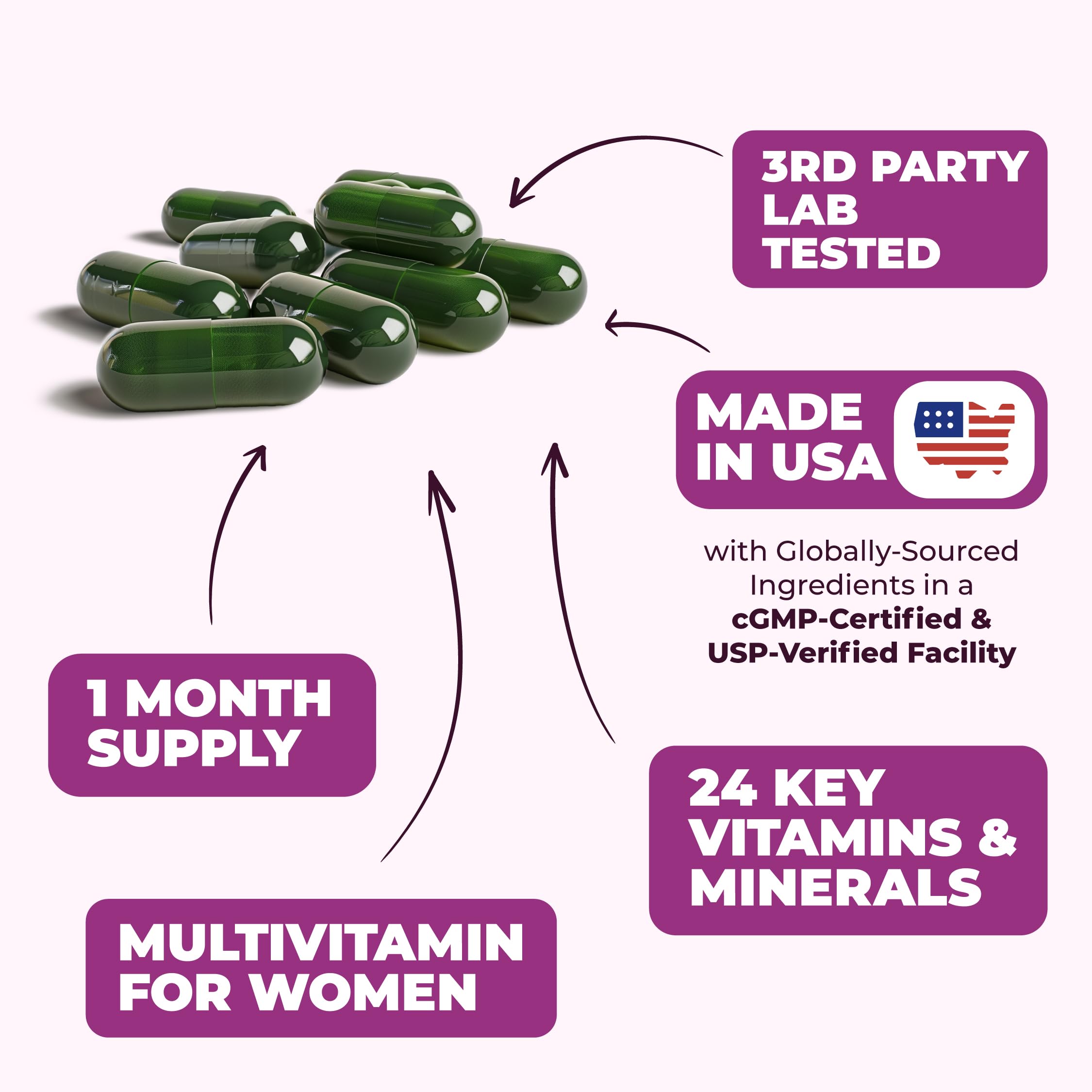 Foto 5 pulgar | Cápsulas Líquidas Multivitamínicas Vimerson Health para Mujeres de Más de 50 Años - Venta Internacional