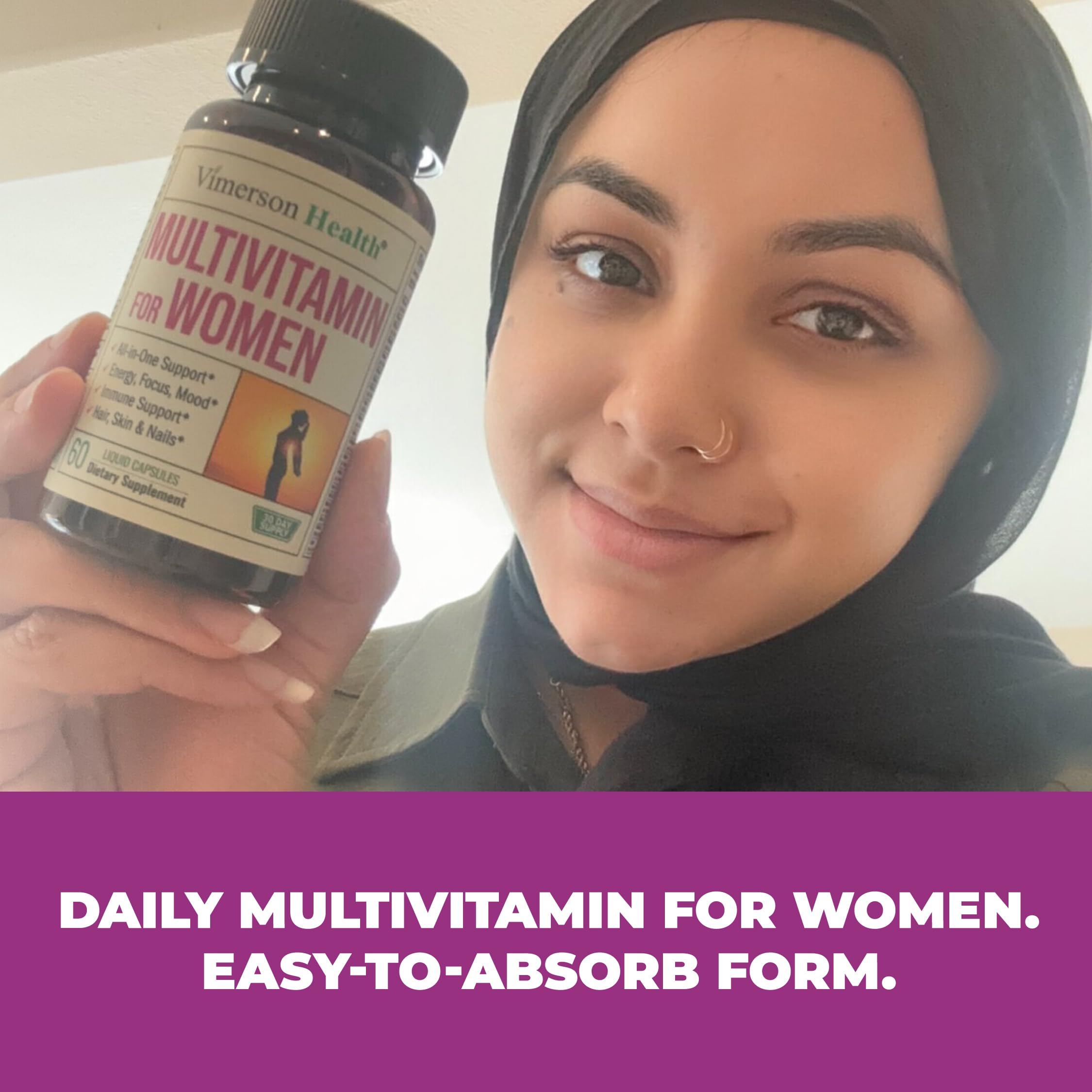 Foto 8 pulgar | Cápsulas Líquidas Multivitamínicas Vimerson Health para Mujeres de Más de 50 Años - Venta Internacional