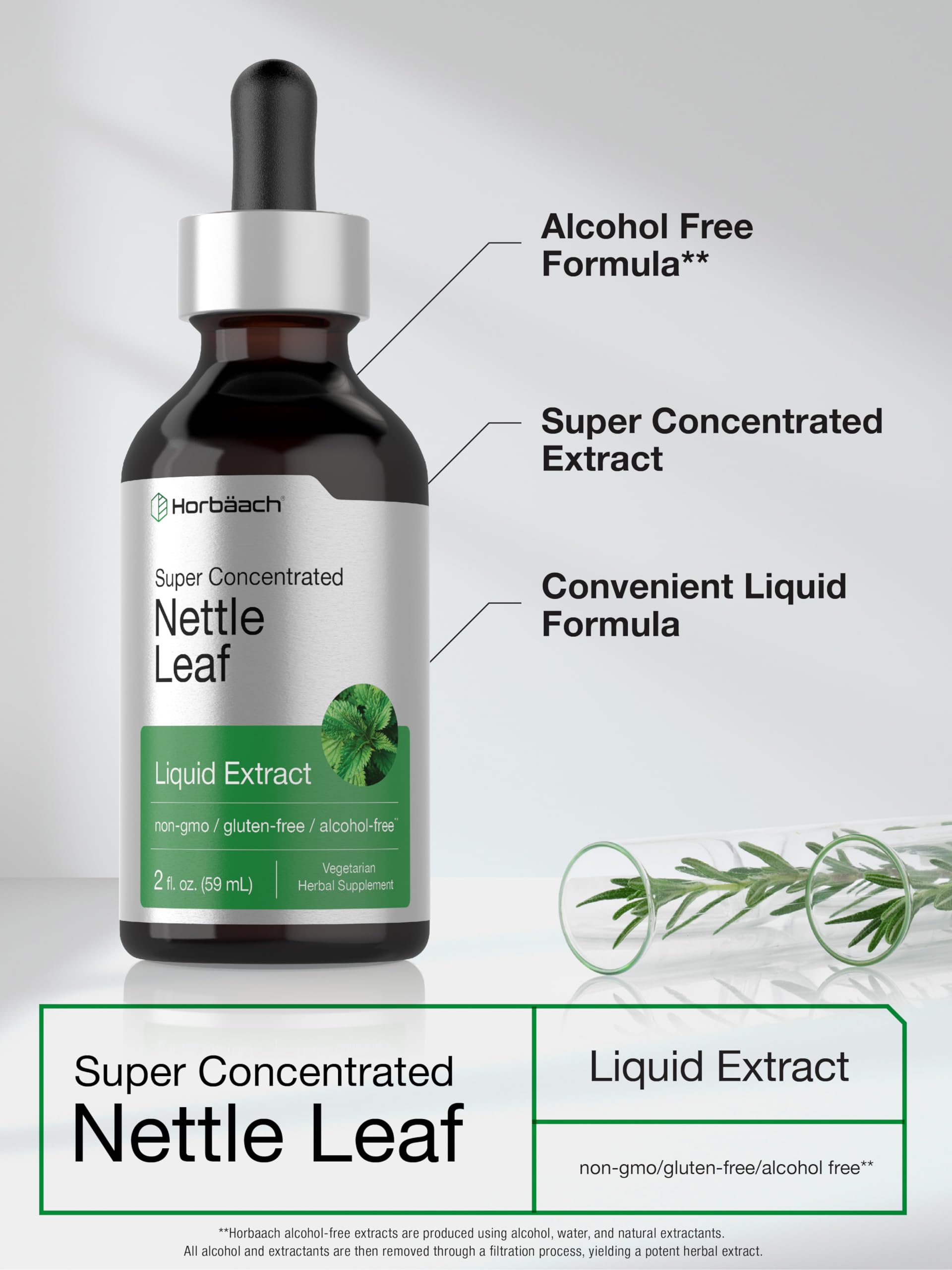 Foto 4 | Suplemento De Extracto De Hoja De Ortiga De Horbaach, 60 Ml - Venta Internacional.