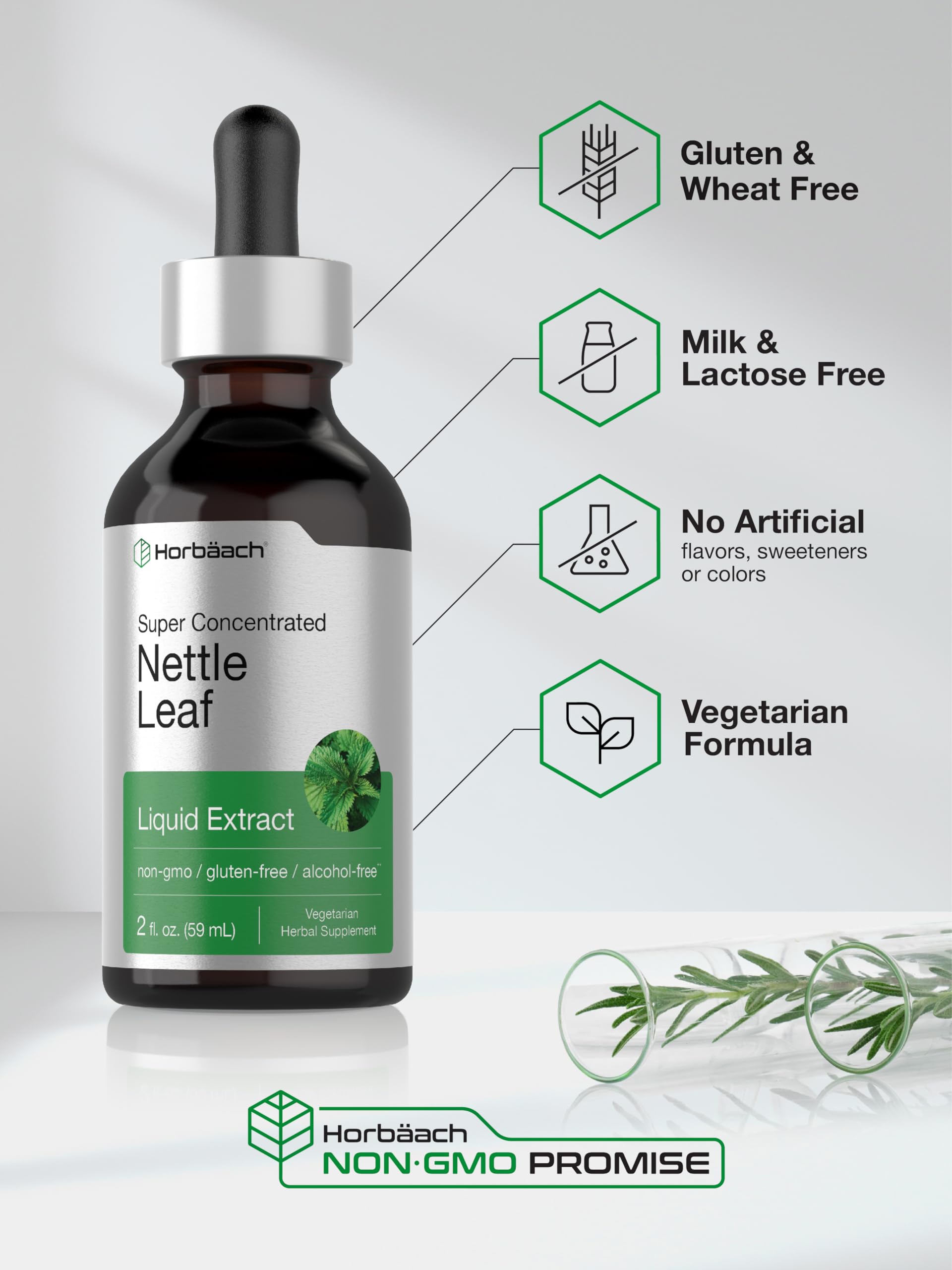 Foto 5 | Suplemento De Extracto De Hoja De Ortiga De Horbaach, 60 Ml - Venta Internacional.