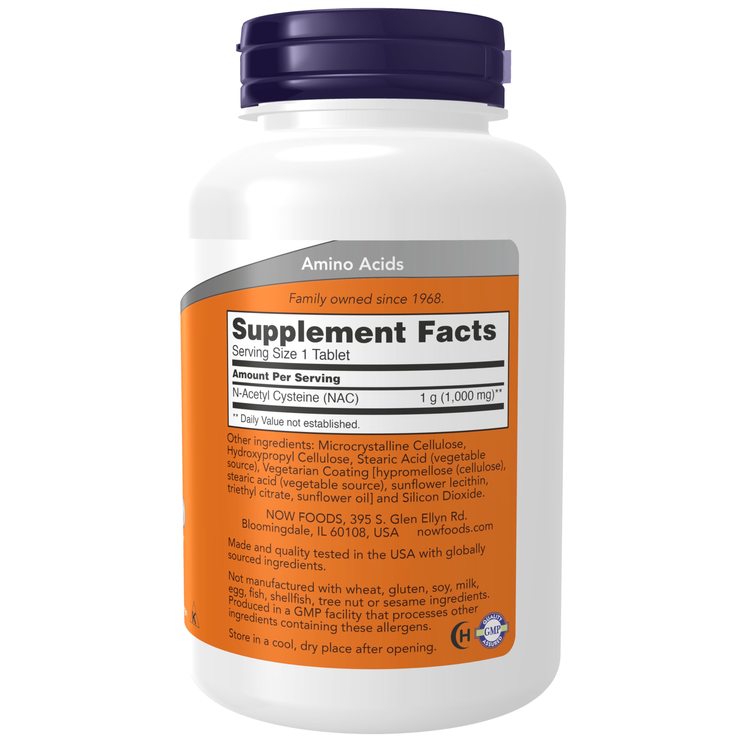 Foto 3 pulgar | Suplementos Now Foods Nac (n-acetilcisteína) 1000 Mg 120 Comprimidos - Venta Internacional.