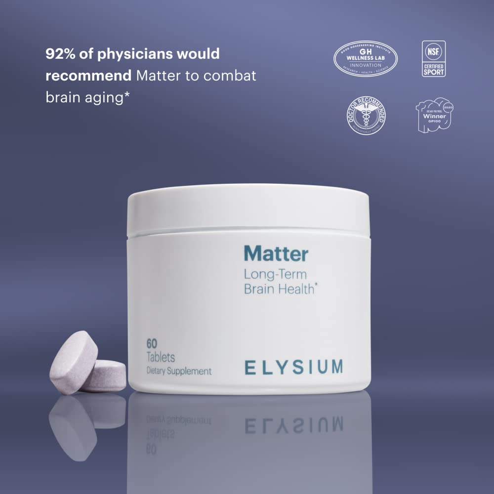 Foto 3 pulgar | Complementa Elysium Matter Brain Memory & Focus Con Omega 3 - Venta Internacional.
