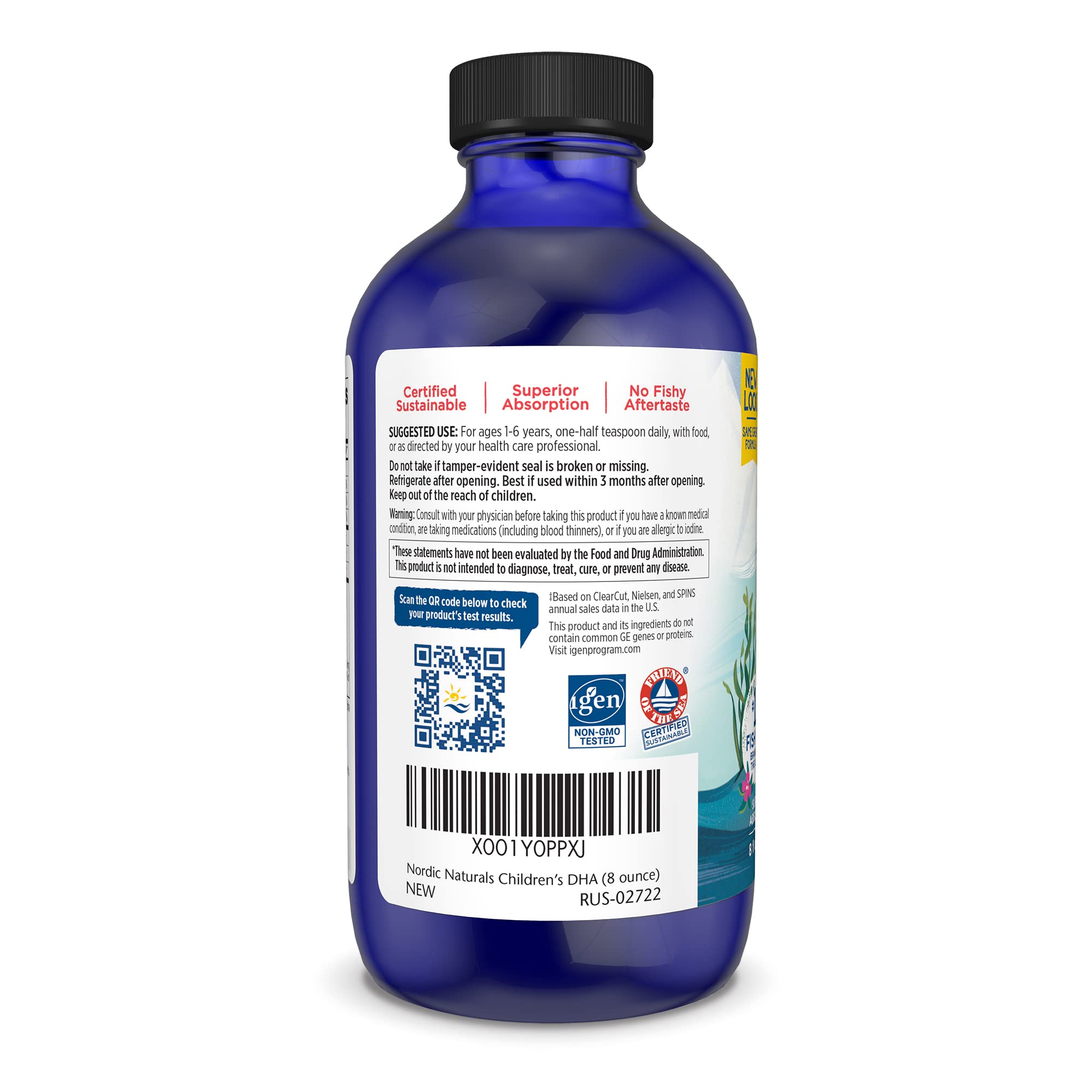 Foto 4 pulgar | Suplemento Dha Para Niños De Nordic Naturals, 240 Ml, 530 Mg De Omega-3 - Venta Internacional.