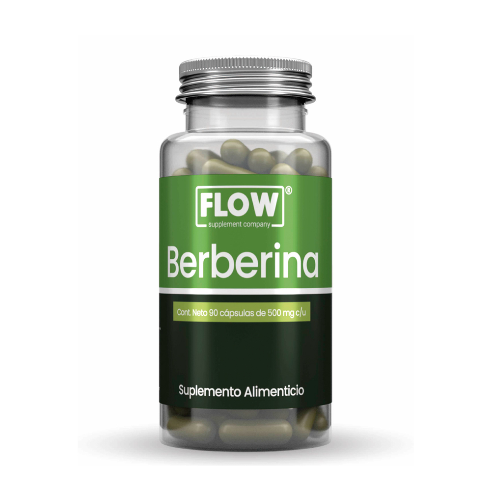 Foto 2 pulgar | Berberina De Flow Supplements Con 90 Cápsulas De 500 Mg C/u