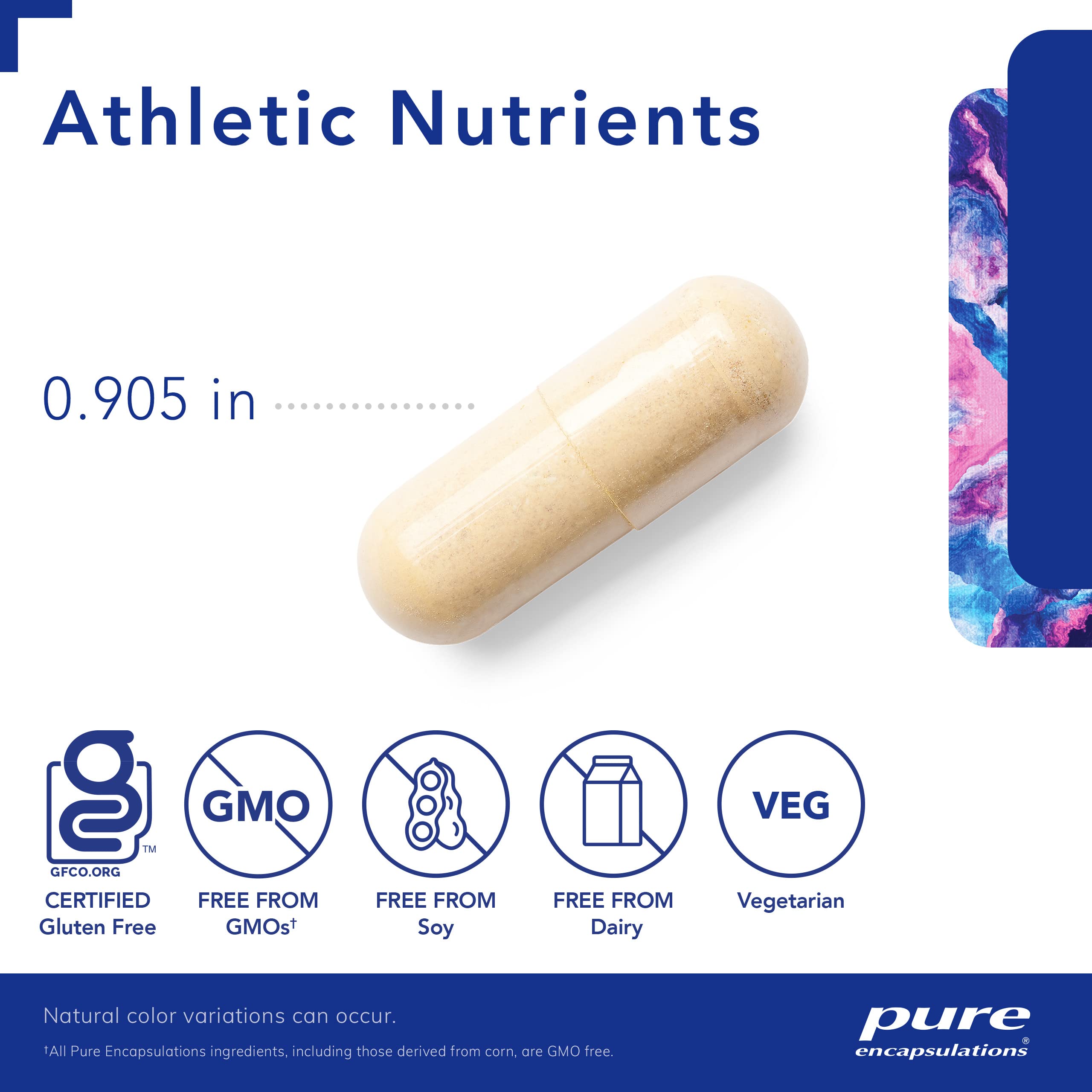 Foto 4 pulgar | Suplemento Pure Encapsulations Athletic Nutrients 180 Cápsulas - Venta Internacional.