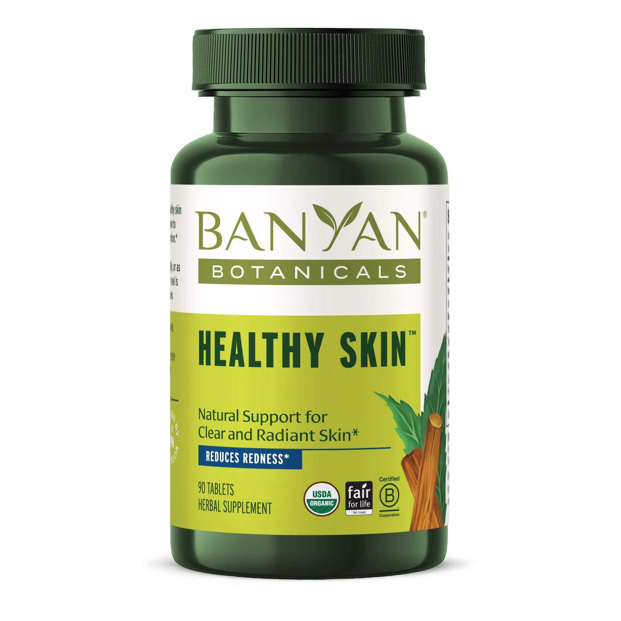 Foto 2 pulgar | Suplemento Banyan Botanicals Healthy Skin 90 Comprimidos - Venta Internacional.