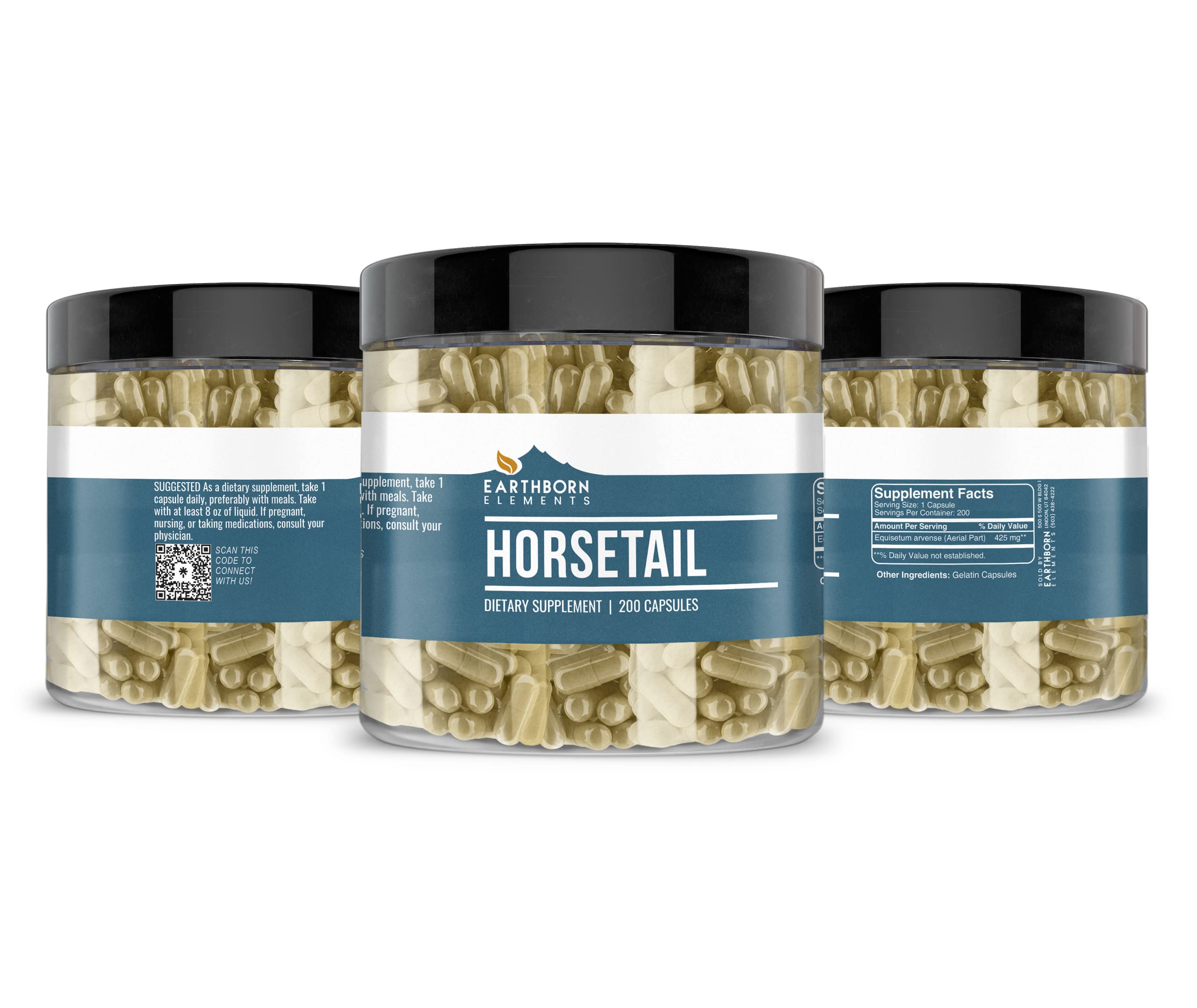 Foto 4 | Suplemento Earthborn Elements Horsetail 200 Cápsulas - Venta Internacional.