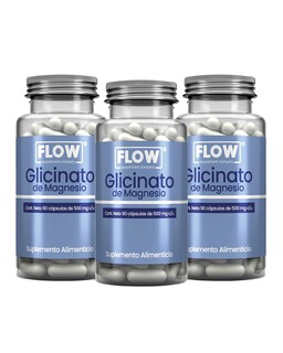 Foto 1 | Glicinato De Magnesio Flow Supplements De 90 Cápsulas De 500 Mg. C/u