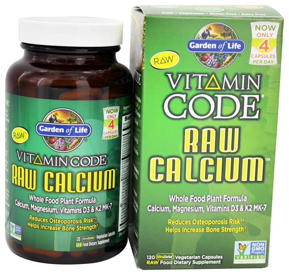 Foto 3 pulgar | Suplemento Garden Of Life Vitamin Code Raw Calcium 360 Cápsulas - Venta Internacional.
