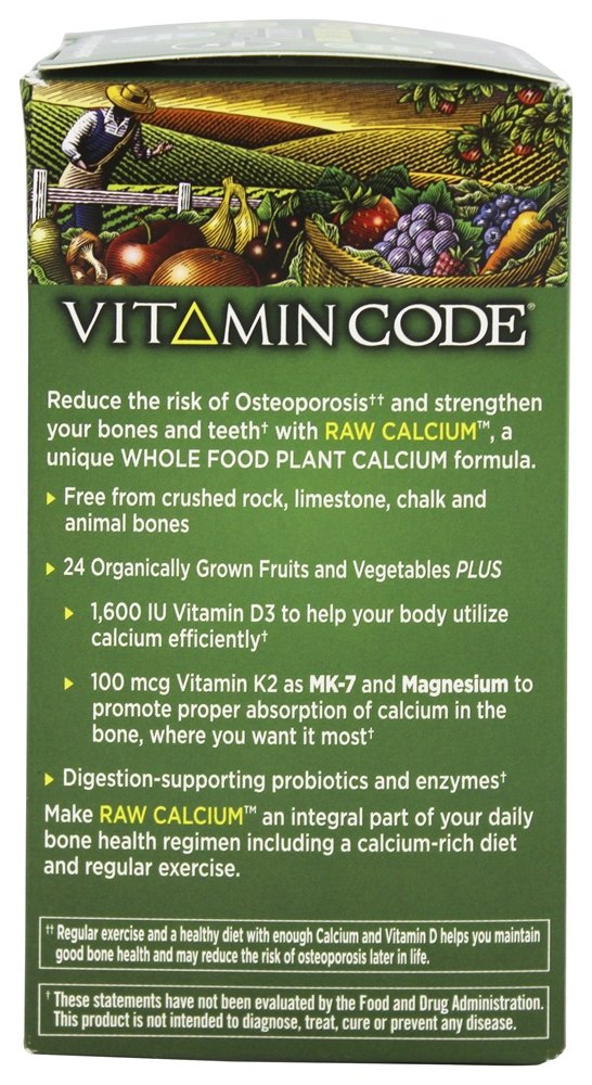 Foto 6 pulgar | Suplemento Garden Of Life Vitamin Code Raw Calcium 360 Cápsulas - Venta Internacional.