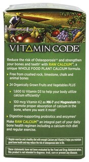 Foto 5 | Suplemento Garden Of Life Vitamin Code Raw Calcium 360 Cápsulas - Venta Internacional.