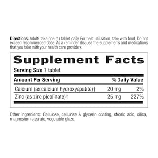 Foto 2 | Suplemento Country Life De Picolinato De Zinc 25 Mg 100 Cápsulas Veganas - Venta Internacional.
